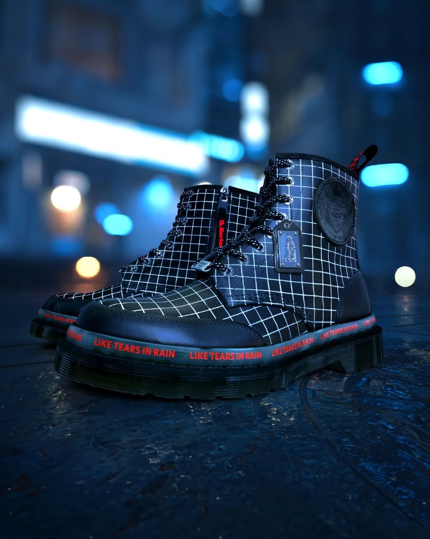 Shop Dr Martens 1460 Blade Runner in Black.