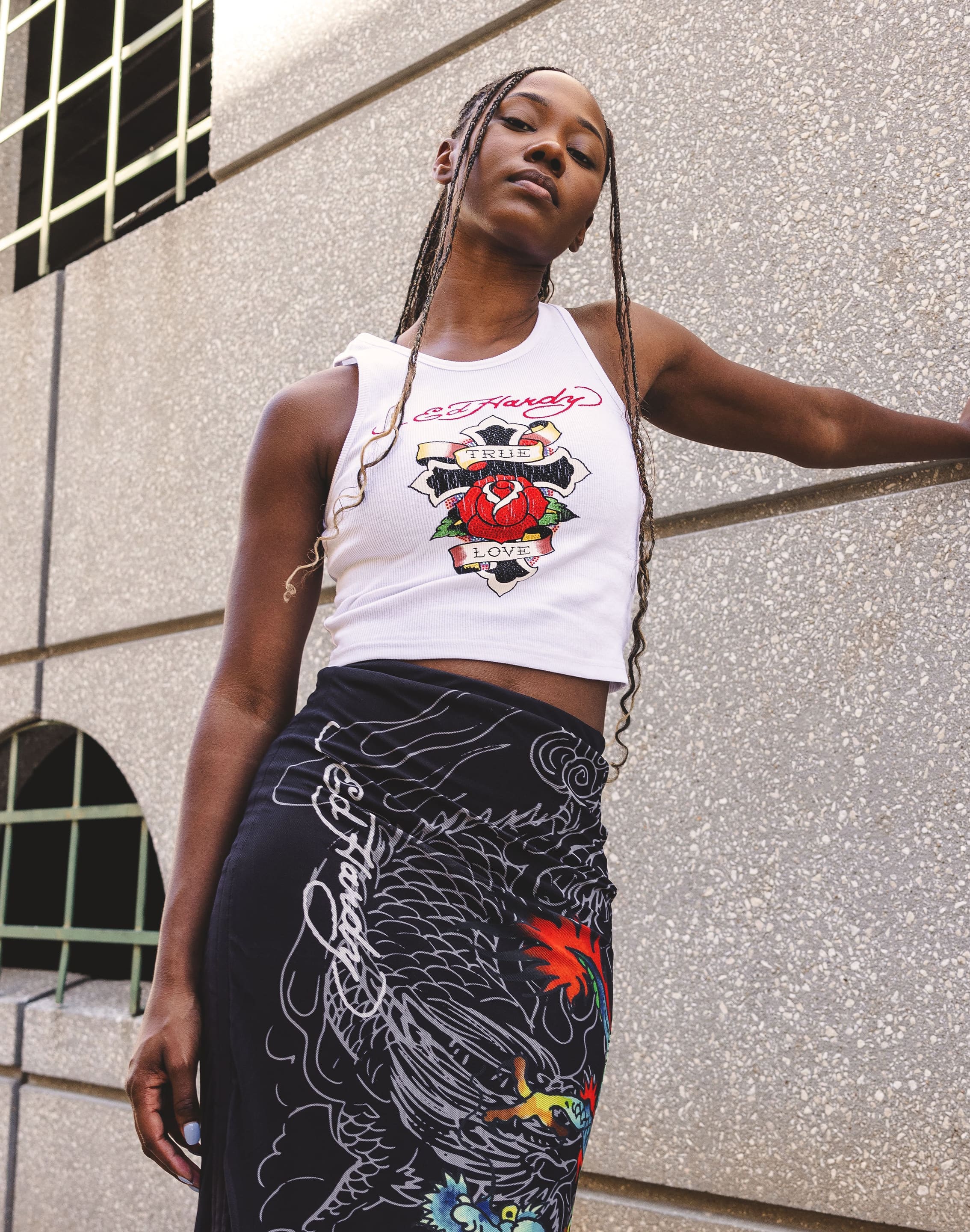 Ed Hardy Cross Rhinestone Tank Top – DTLR