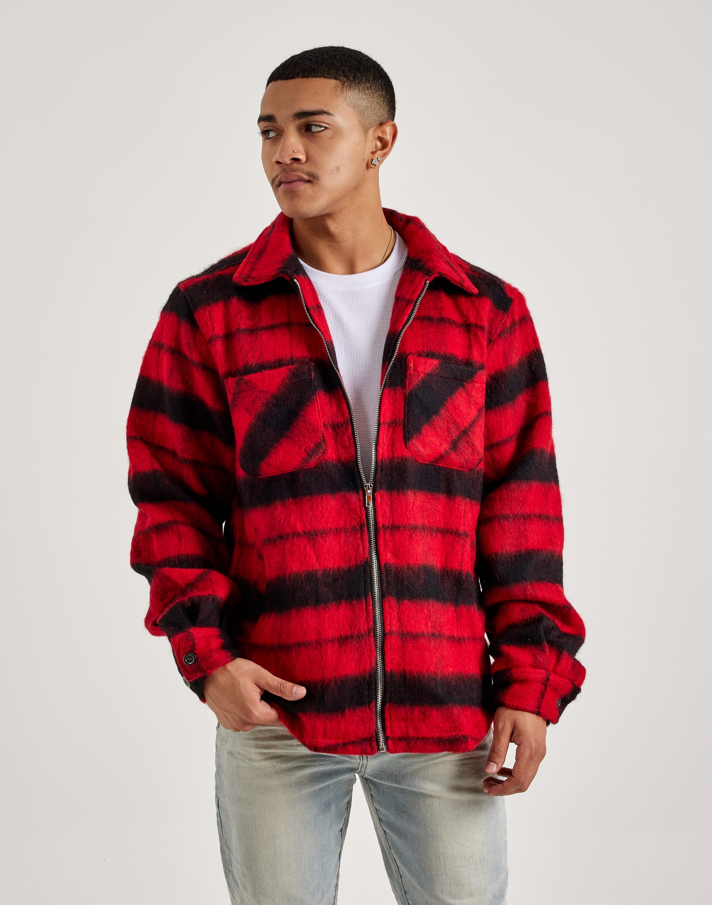 EPTM Mohair Zip-Up Flannel – DTLR