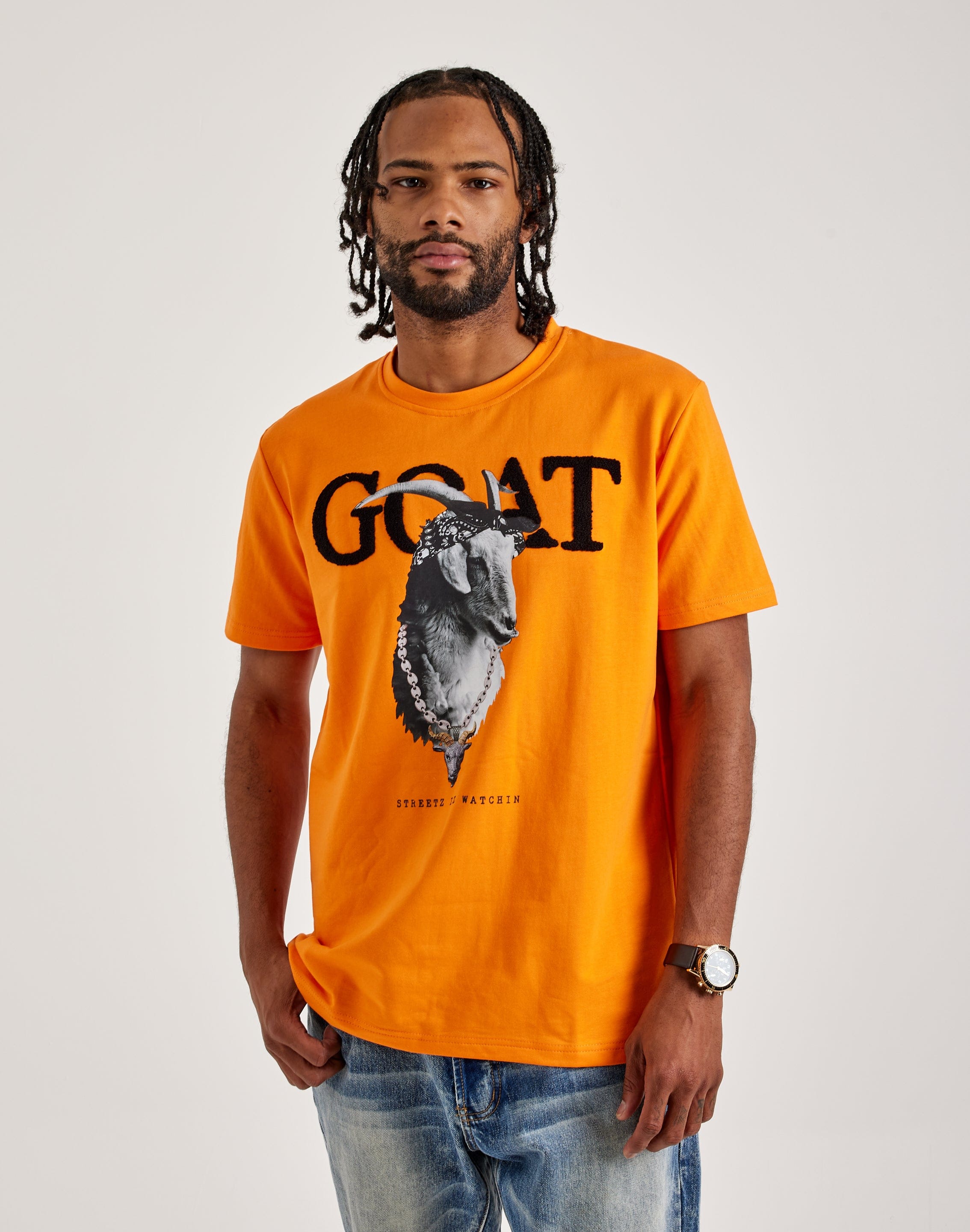 Streetz Iz Watchin Goat Tee – DTLR