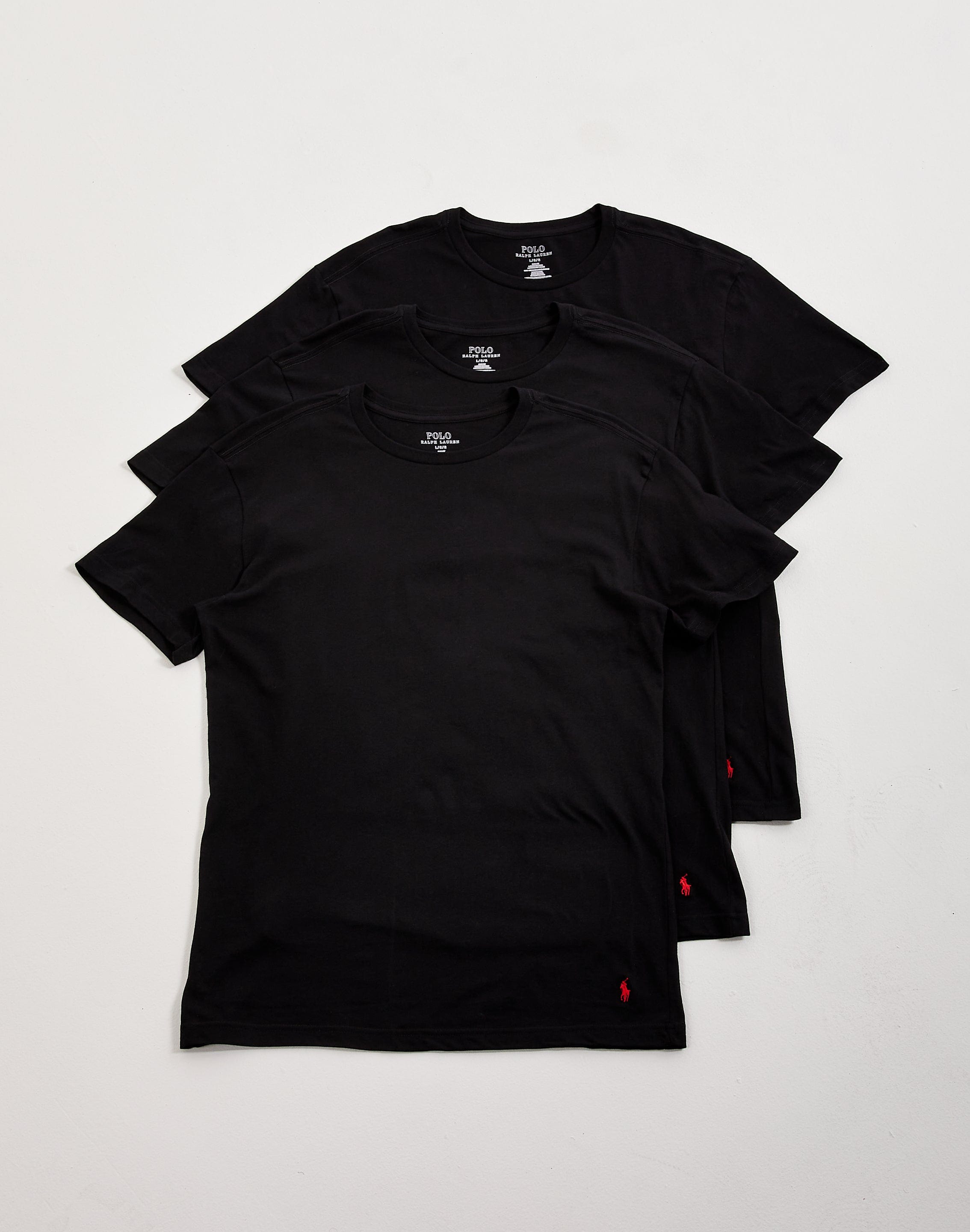 Polo Ralph Lauren Slim Fit Cotton Crewneck Tee 3-Pack – DTLR