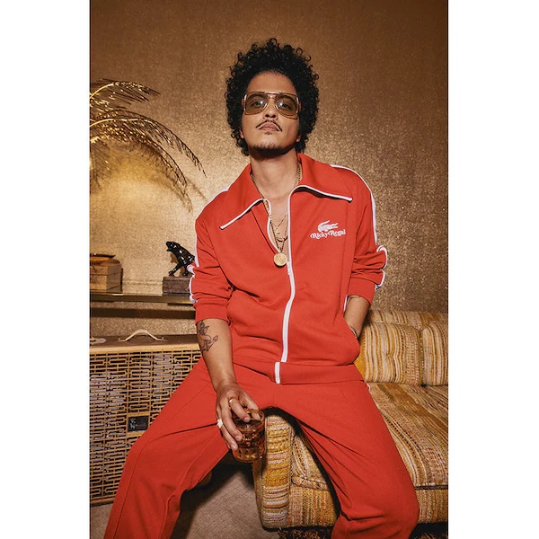 Lacoste teams up with Bruno Mars for Ricky Regal fashion line