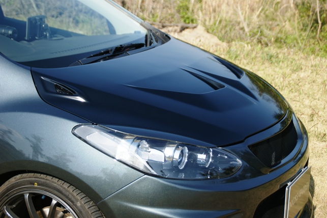 DEデミオ用FRPエアロボンネットフード 商品詳細｜DUCKS-GARDEN