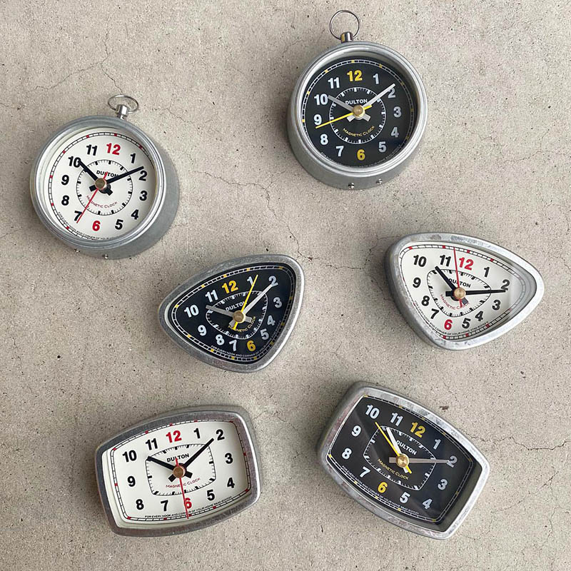 DULTON ONLINE SHOP | MAGNETIC CLOCK RECTANGLE BLACK(RECTANGLE