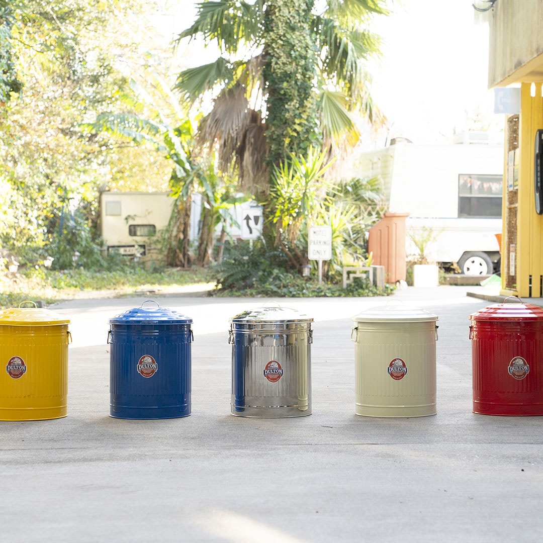 DULTON ONLINE SHOP | GARBAGE CAN YELLOW L(L YELLOW): ホーム用品