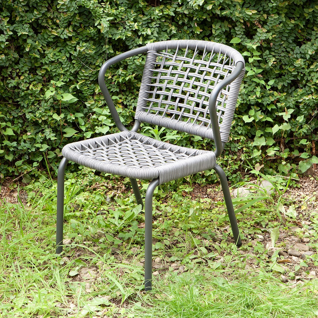 DULTON ONLINE SHOP | ALUMINUM ROPE CHAIR LADARN GRAY(GRAY): 家具