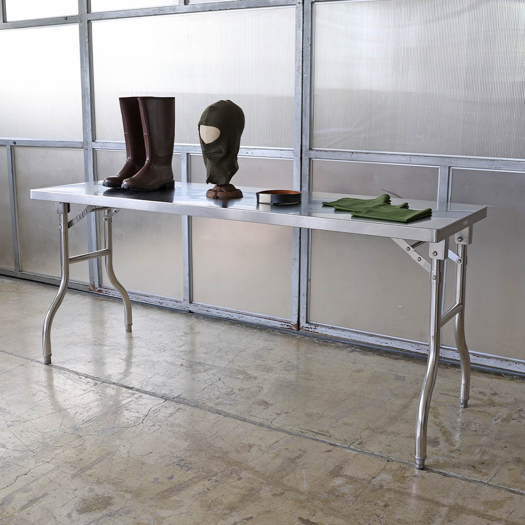 DULTON ONLINE SHOP | STAINLESS WORKING TABLE 1800×600(1800×600): 家具