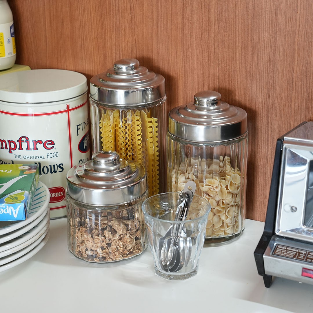 DULTON ONLINE SHOP | GLASS CANISTER SCREW LID S(S): キッチン