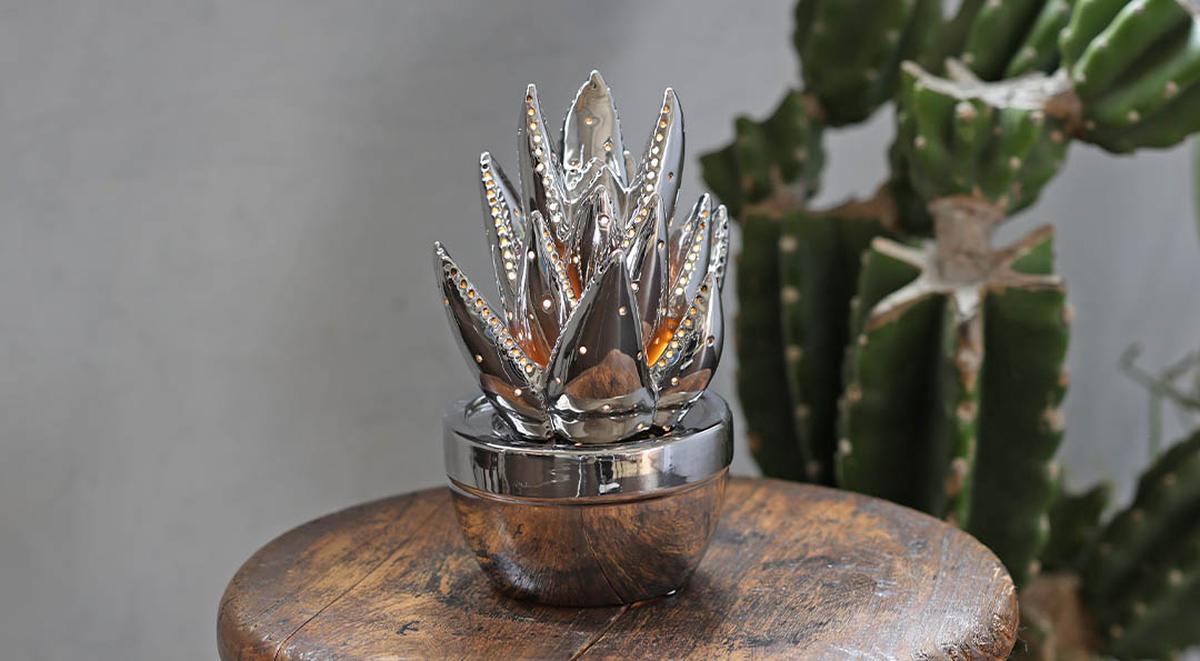 DULTON ONLINE SHOP | PORCELAIN ROCKET LIGHT MAT WHITE(ROKET MAT