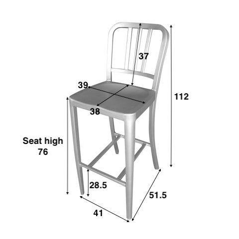 DULTON ONLINE SHOP | ALUMINUM BAR STOOL(BAR STOOL): 家具