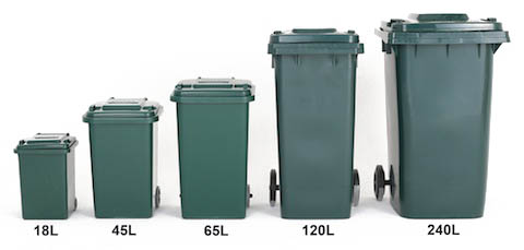 DULTON ONLINE SHOP | PLASTIC TRASH CAN 120L GREEN(120L GREEN