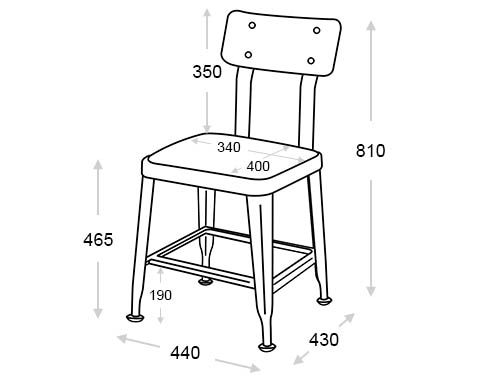 DULTON ONLINE SHOP | STANDARD CHAIR RAW(RAW): 家具