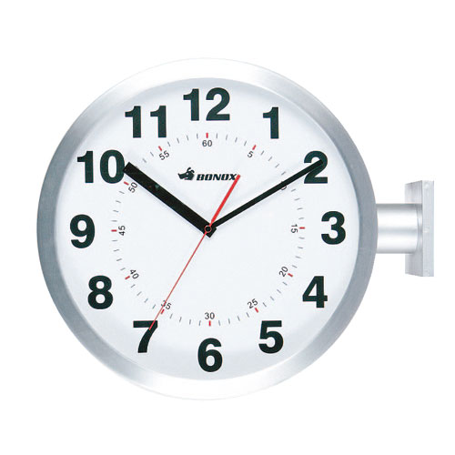 DULTON ONLINE SHOP | DOUBLE FACE WALL CLOCK SILVER(SILVER