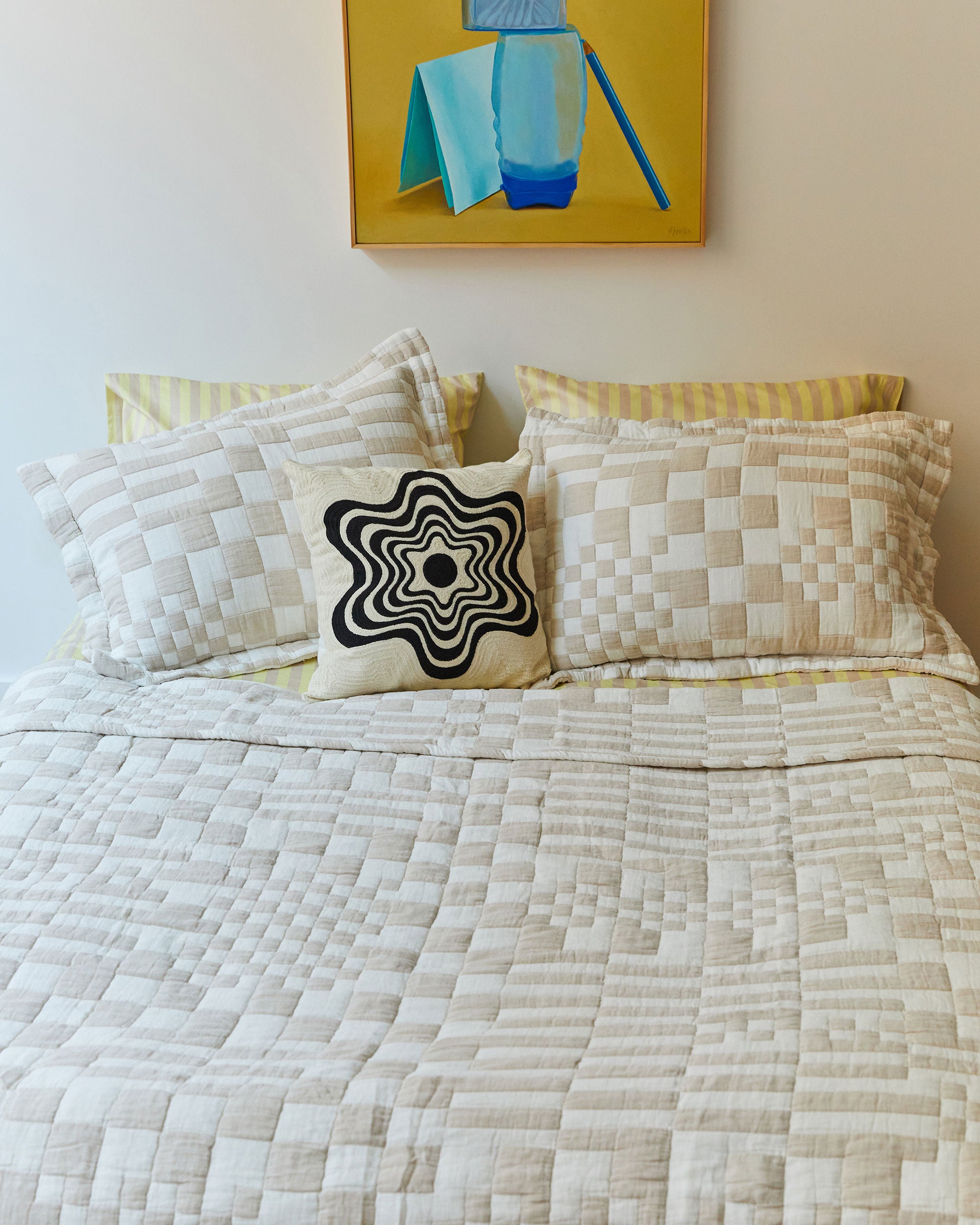 Check Coverlet Set | Dusen Dusen