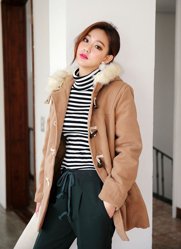 フードファーダッフルコート・全5色 | レディースファッション通販