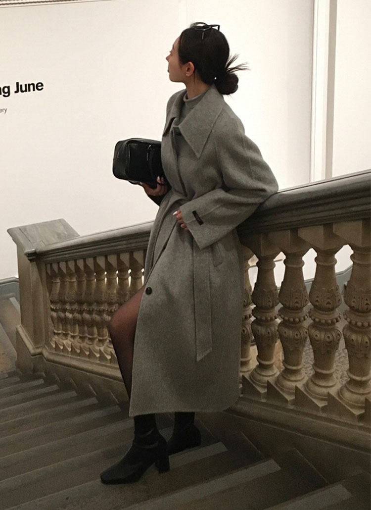 beidelli made]フライフロントウールコート | レディースファッション