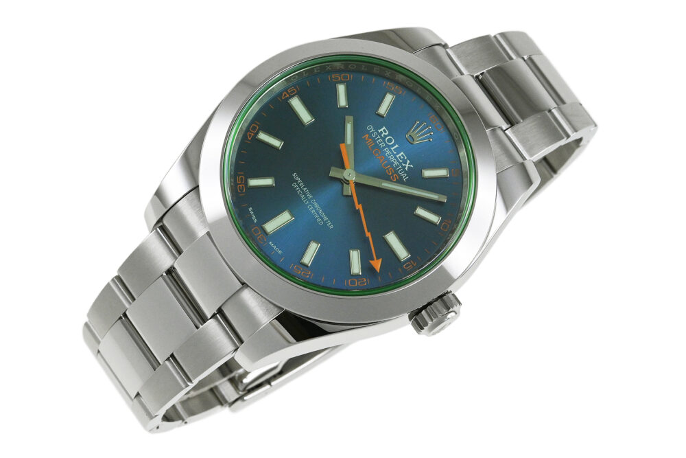 ミルガウス Zブルー グリーンサファイヤの販売なら名古屋大須の中古