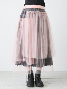 noir kei ninomiya ナイロンチュールスカート [3N-S019-051] – CREER