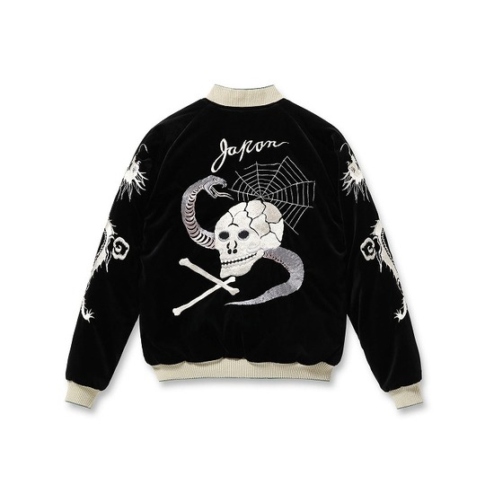 TAILOR TOYO[テーラー東洋] スカジャン TT15666 別珍 SPIDERWEB, SNAKE