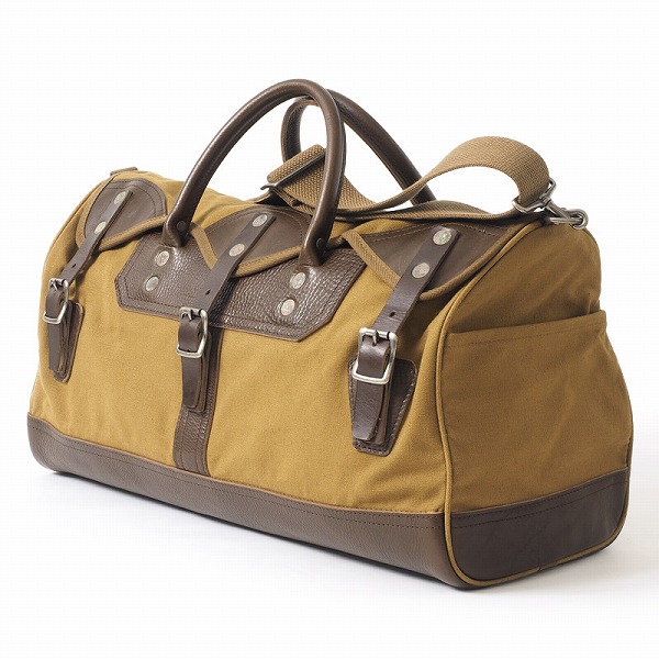 WAREHOUSE[ウエアハウス] ボストンバッグ レザー ＆ キャンバス 5218