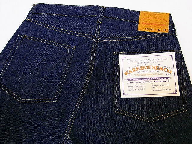 WAREHOUSE[ウエアハウス] ジーンズ 1003XX 大戦モデル 限定 WWII MODEL