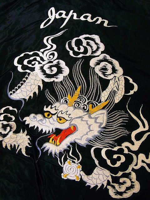 TAILOR TOYO[テーラー東洋] スカジャン DRAGON×TIGER FACE 龍 虎顔