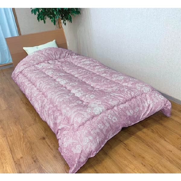 日本製 抗菌防臭合掛け布団(レギュラー・セミダブル ピンク): 寝具／は