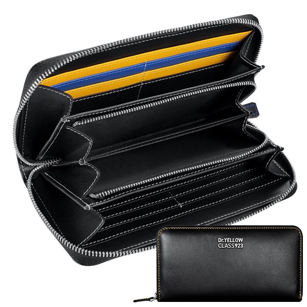 ゆ*さ様 923型ドクターイエロー京友禅高級レザーウォレット 未使用