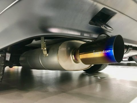 AE86用デフ上60Φフルチタンマフラー中間タイコなし /AE86 over