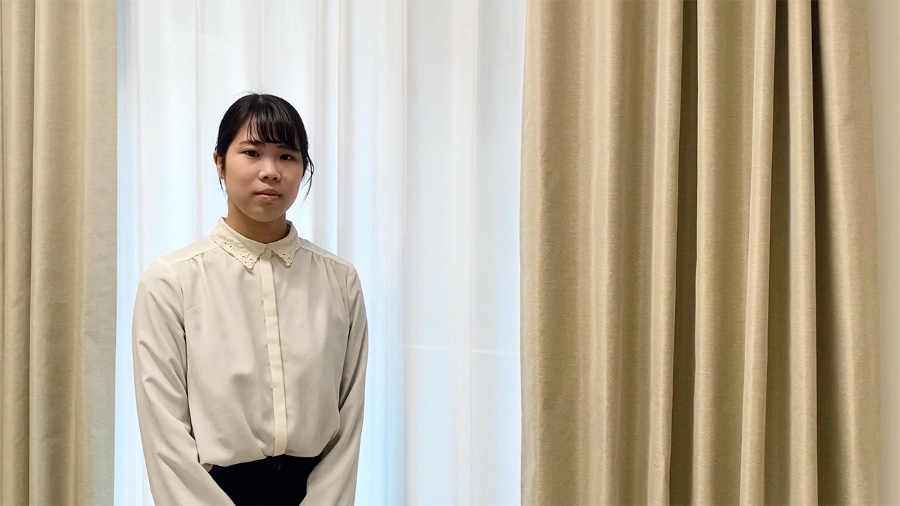 完全遮光生地使用カーテン「Shizuka シズカ」とミラーレースカーテンの