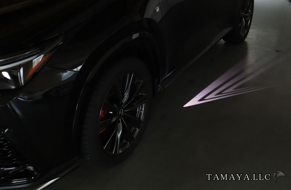 RXオプションのプロジェクションウェルカムイルミをNXへ | カスタム