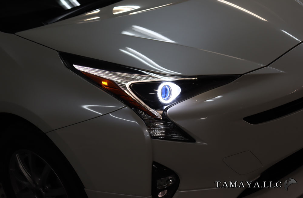 50プリウス ヘッドライト加工♪ | カスタムショップ【球屋】