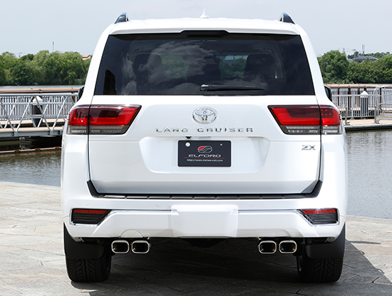 スプリット4本出しマフラー タイプX（スクエアテール）3.5L