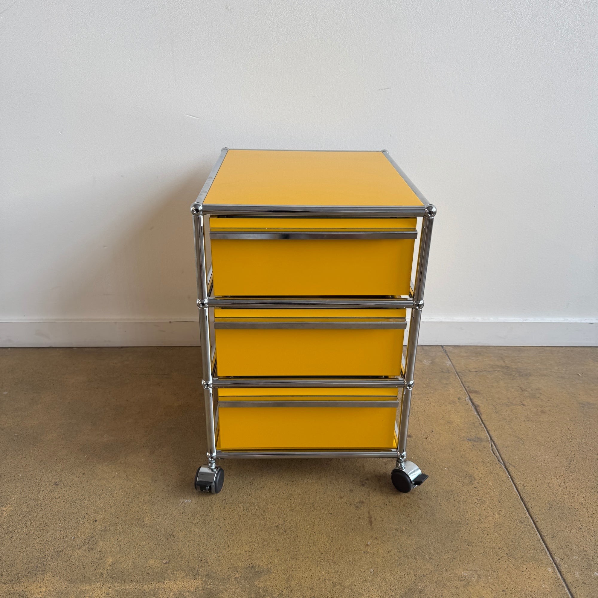 USM Haller 3 Drawer Filing Pedestal - Golden Yellow – enliven mart