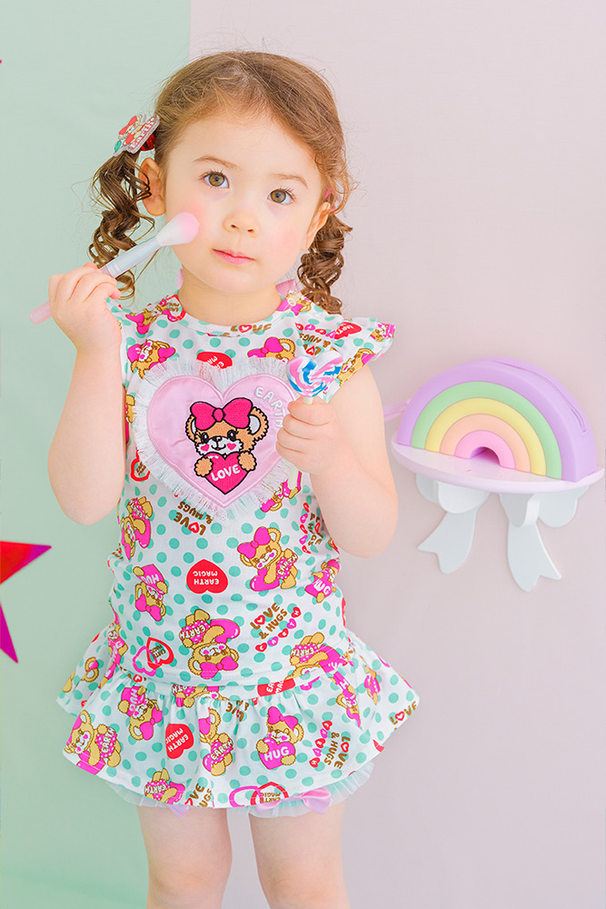 アースマジックベビー EARTHMAGIC BABY ラブアンドマフィー総柄