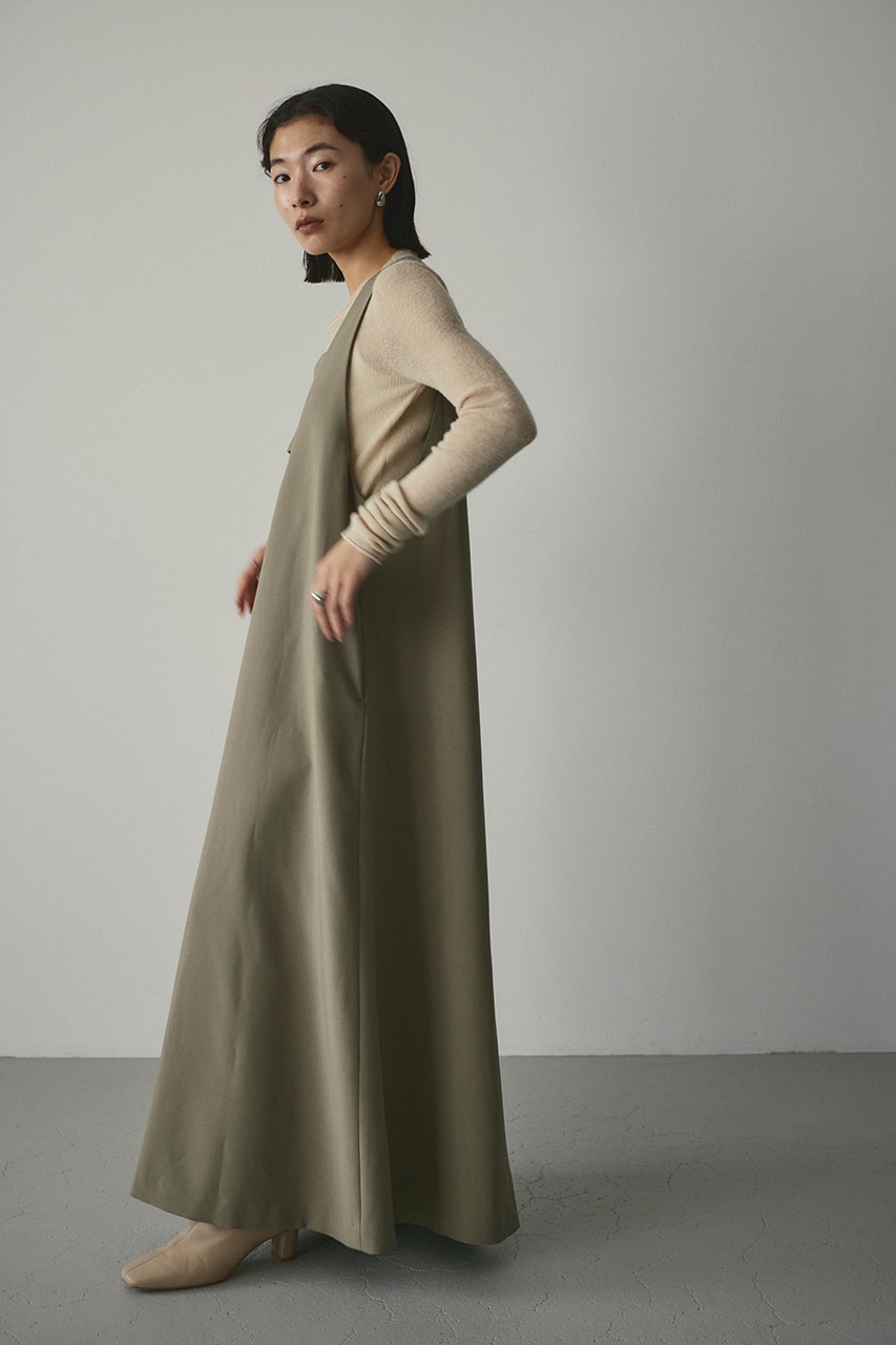 STYLEMIXER | フロントホールフレアワンピース (ワンピース(ロング