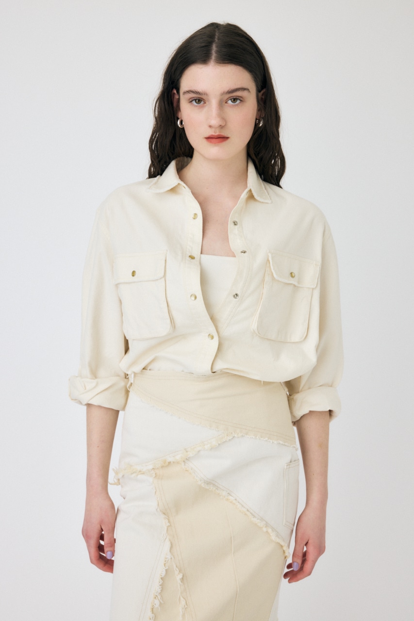 MOUSSY | 【セットアップ可能】BLEACH CHECK シャツ (シャツ・ブラウス