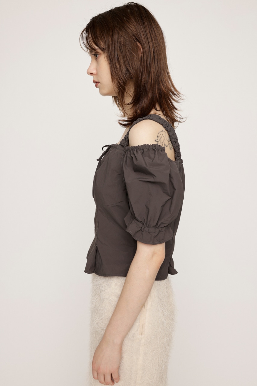 SLY | SHOULDER OPEN SQ PUFF トップス (シャツ・ブラウス ) |SHEL