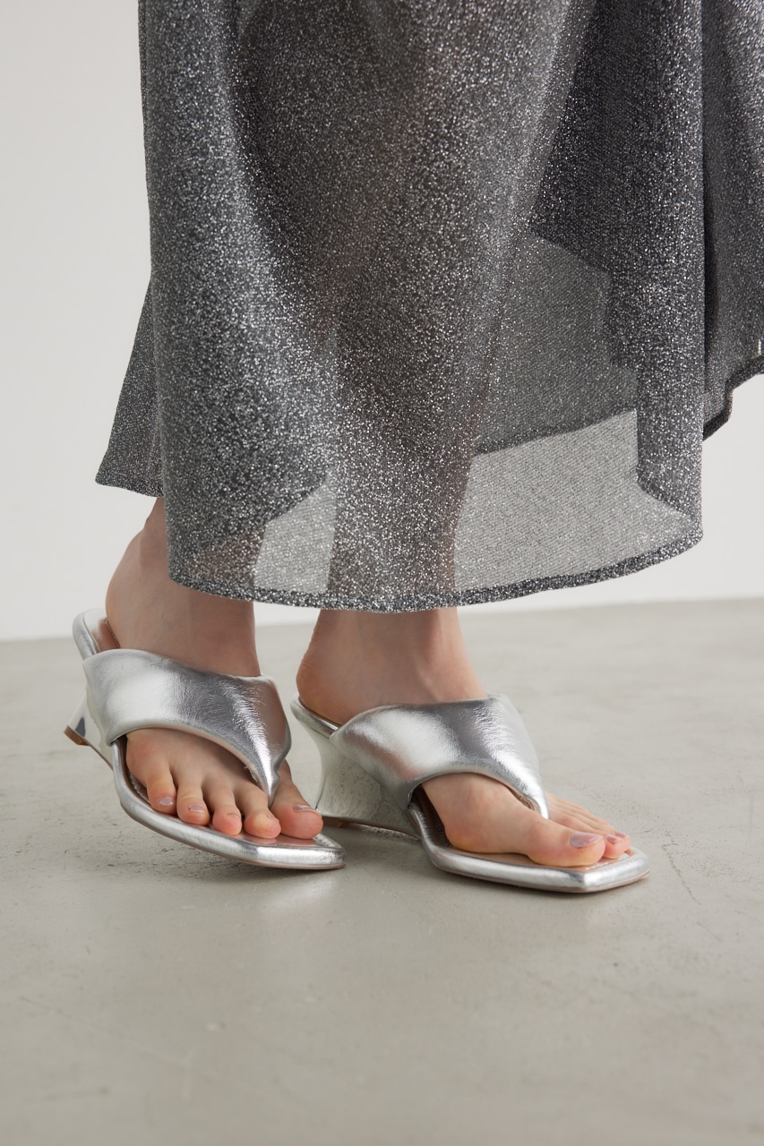 rienda | レディーウェッジトングサンダル (サンダル ) |SHEL'TTER