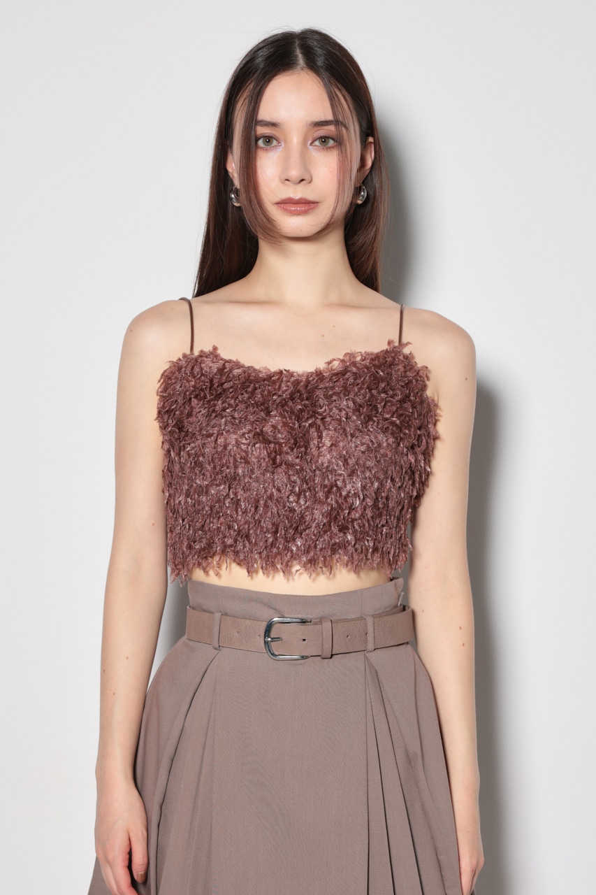 rienda | フェイクフェザービスチェ (キャミソール ) |SHEL'TTER WEBSTORE