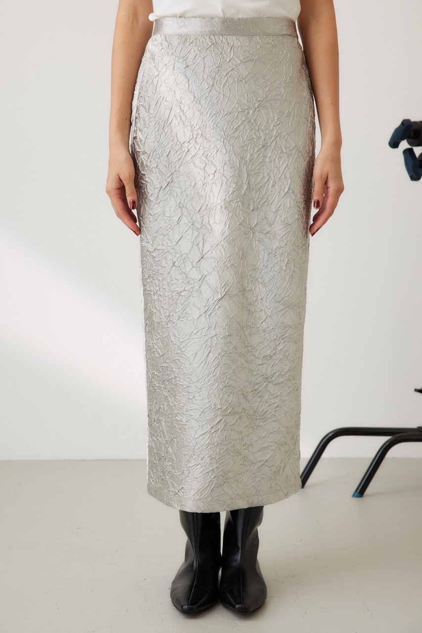 AZUL BY MOUSSY | ワッシャーサテンナロースカート (スカート(ロング