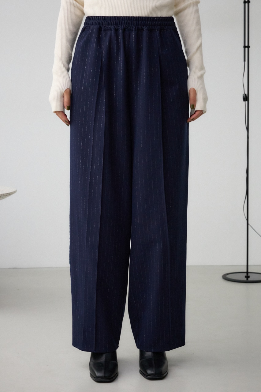 AZUL BY MOUSSY | ラメストライプサイドラインパンツ (パンツ ) |SHEL