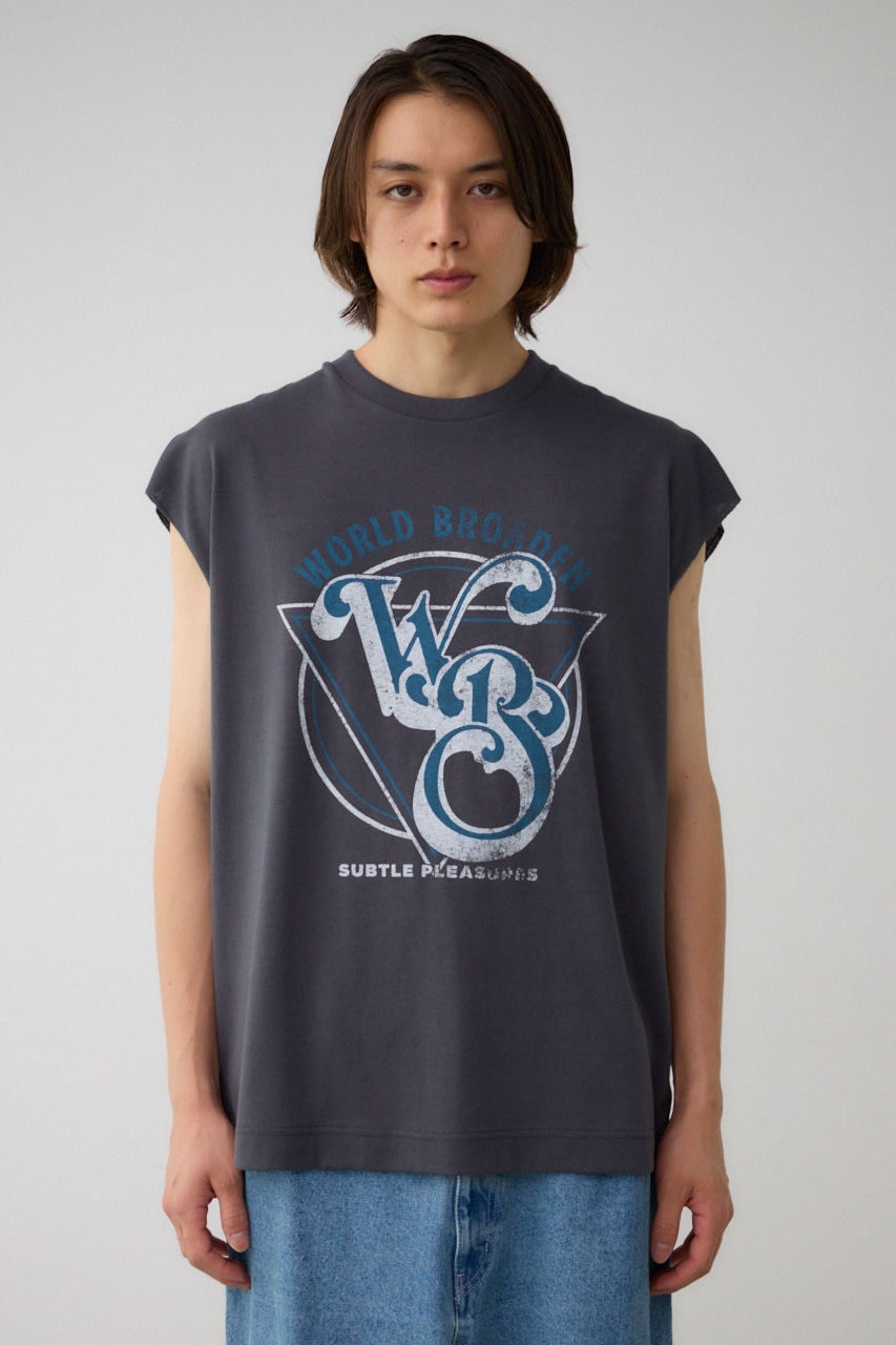 AZUL BY MOUSSY | グラフィックノースリーブトップス (タンクトップ