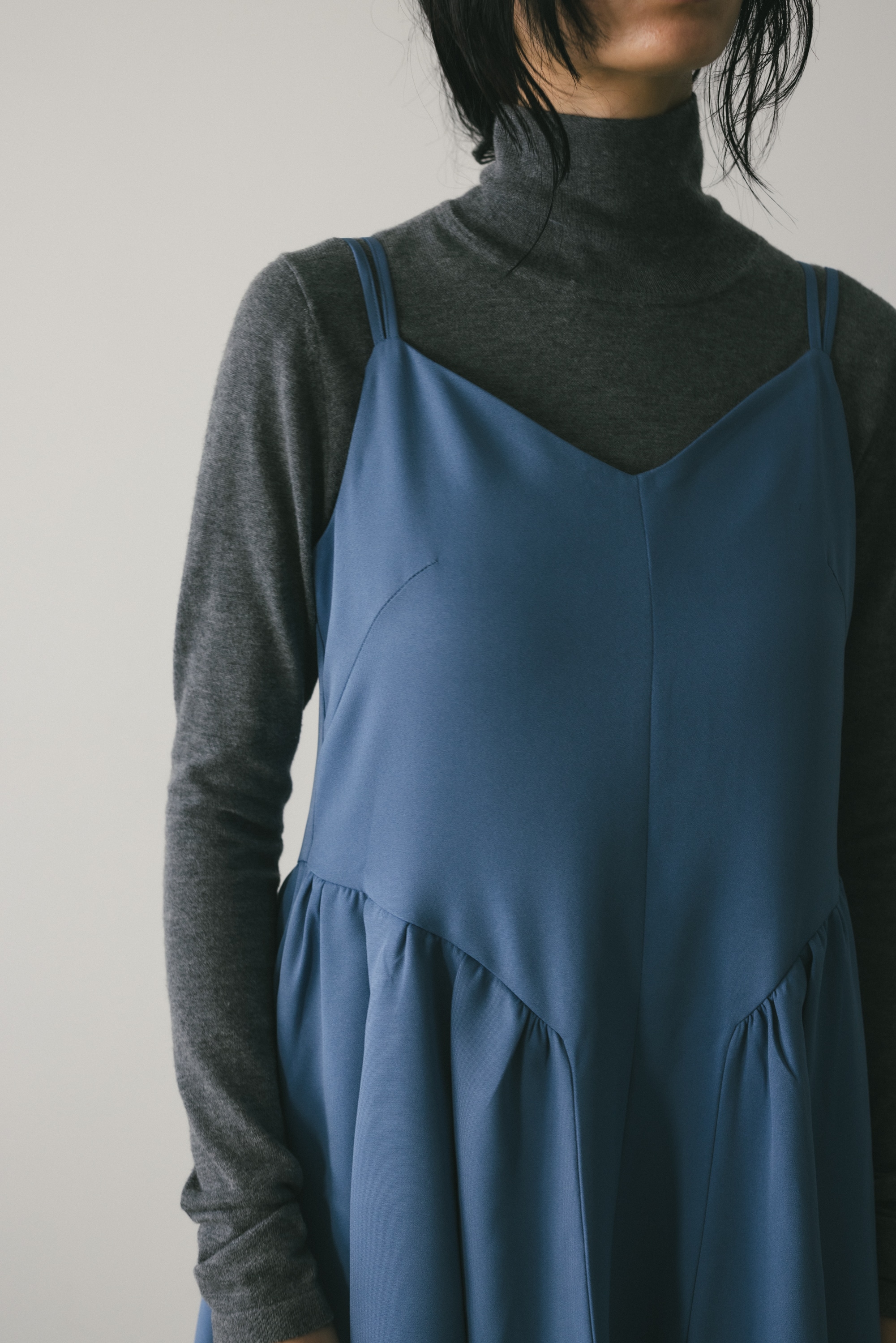 STYLEMIXER | サイドギャザーキャミワンピース (ワンピース(ロング