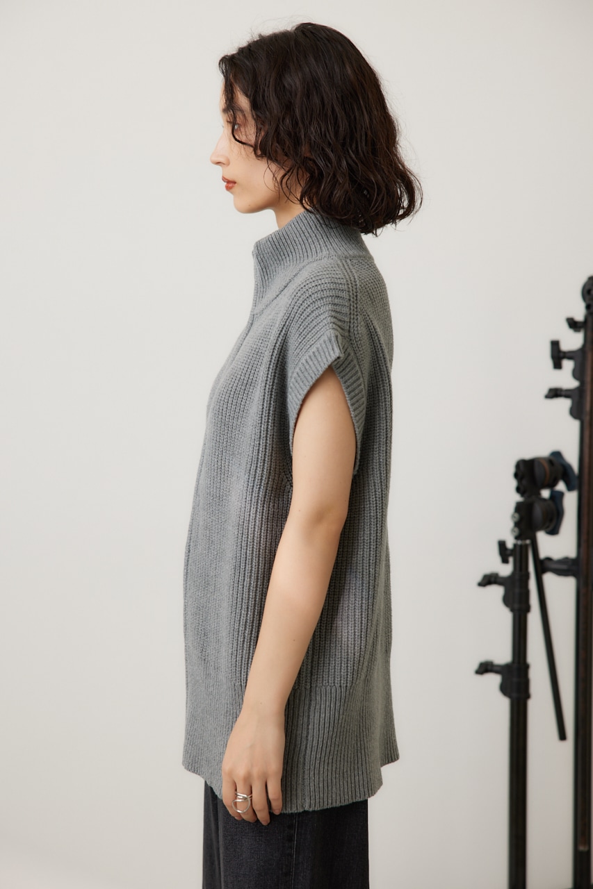 AZUL BY MOUSSY | ダブルジップニットベスト (ベスト ) |SHEL'TTER