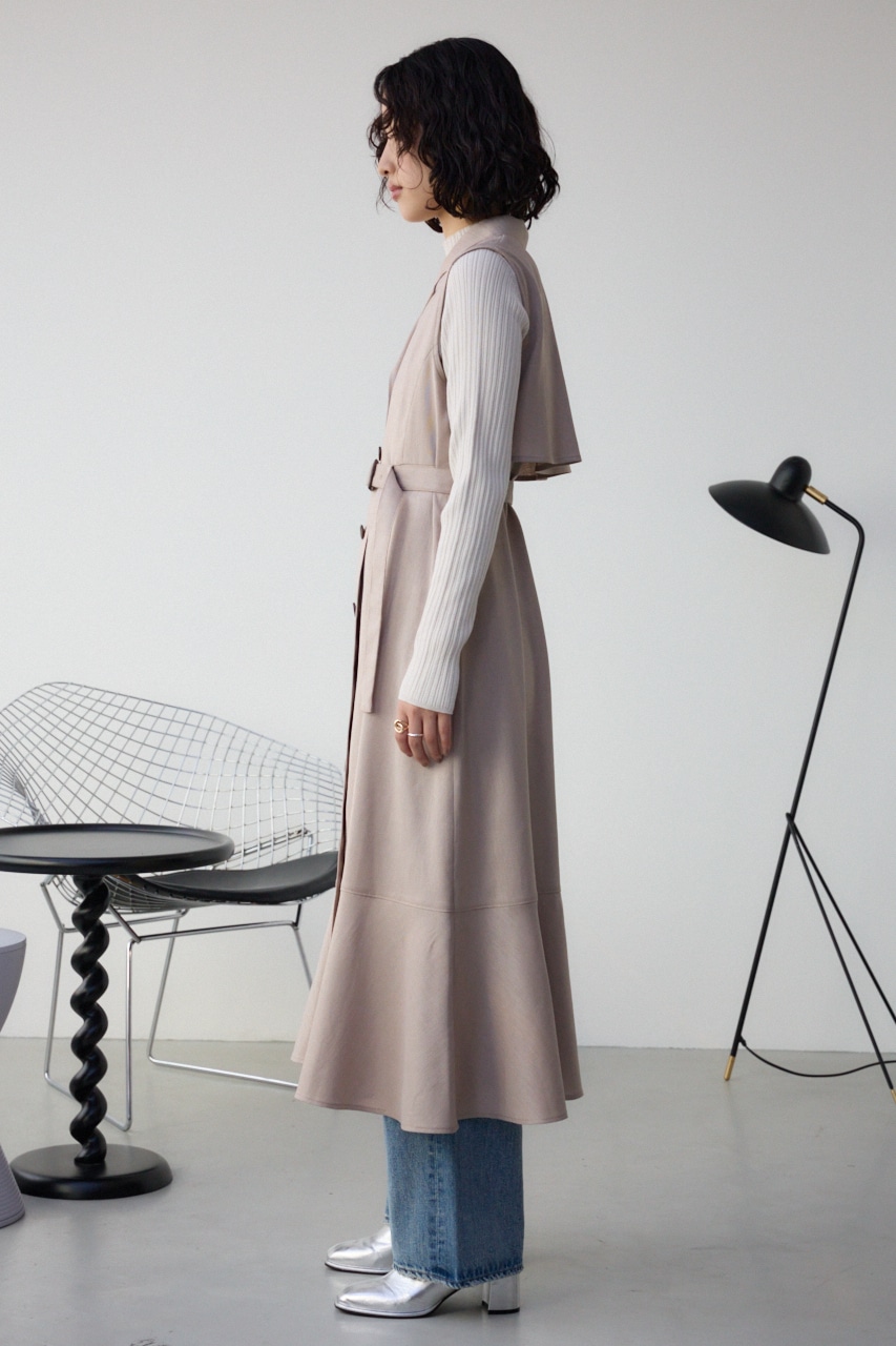 AZUL BY MOUSSY | オープンカラージレワンピース (ワンピース(ロング