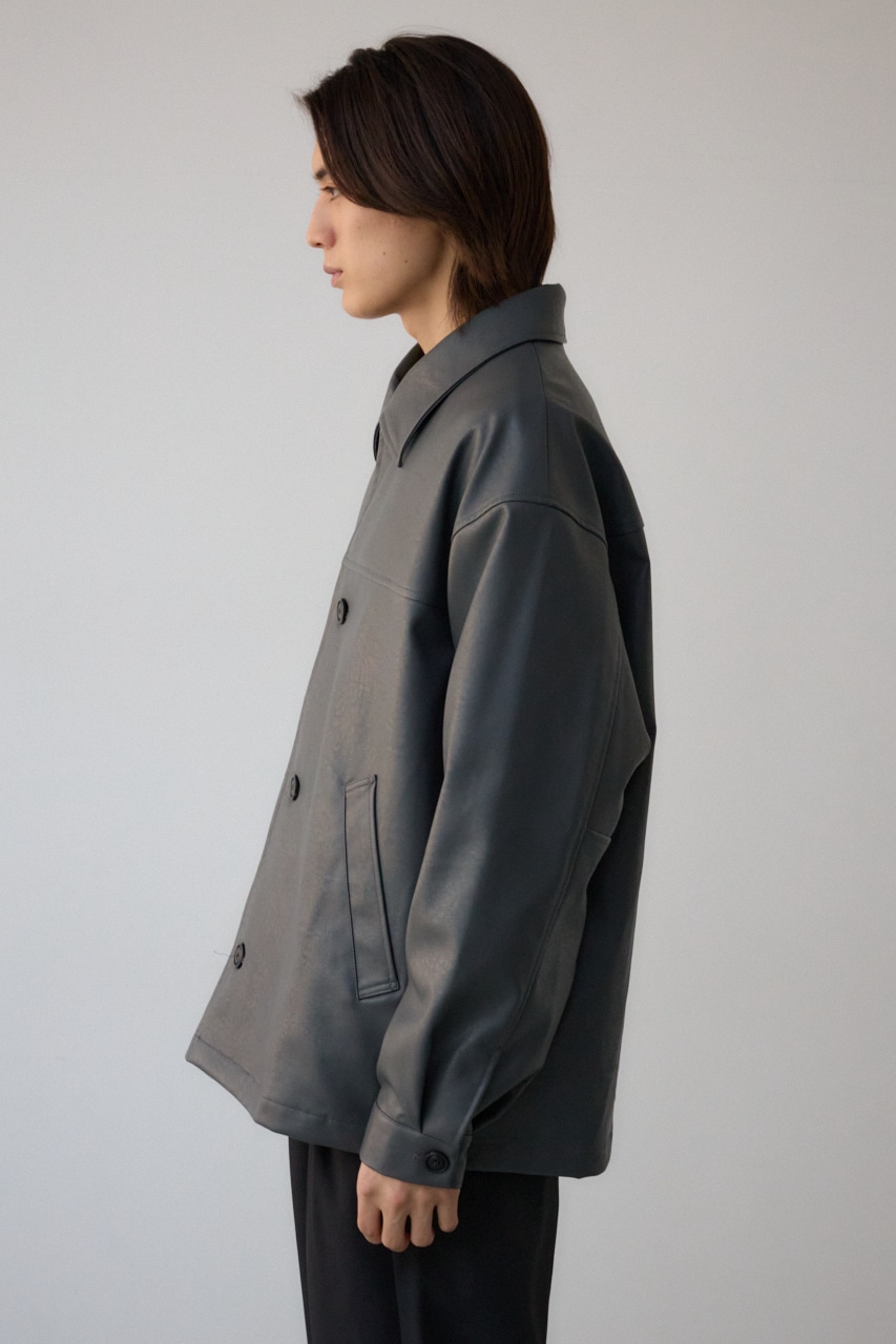 AZUL BY MOUSSY | フェイクレザーコーチジャケット (ジャケット