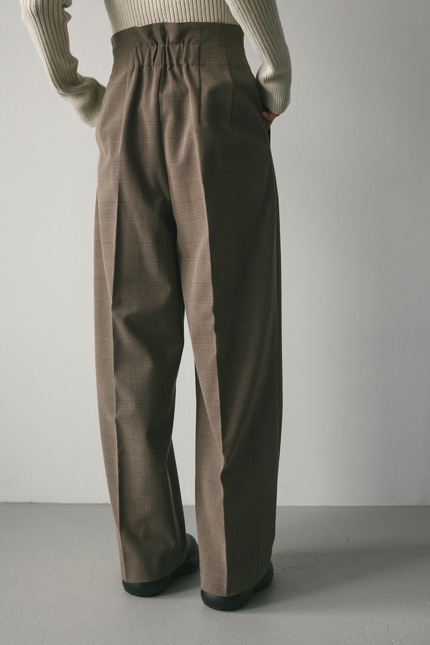 STYLEMIXER | グレンチェックワイドパンツ (パンツ ) |SHEL'TTER WEBSTORE