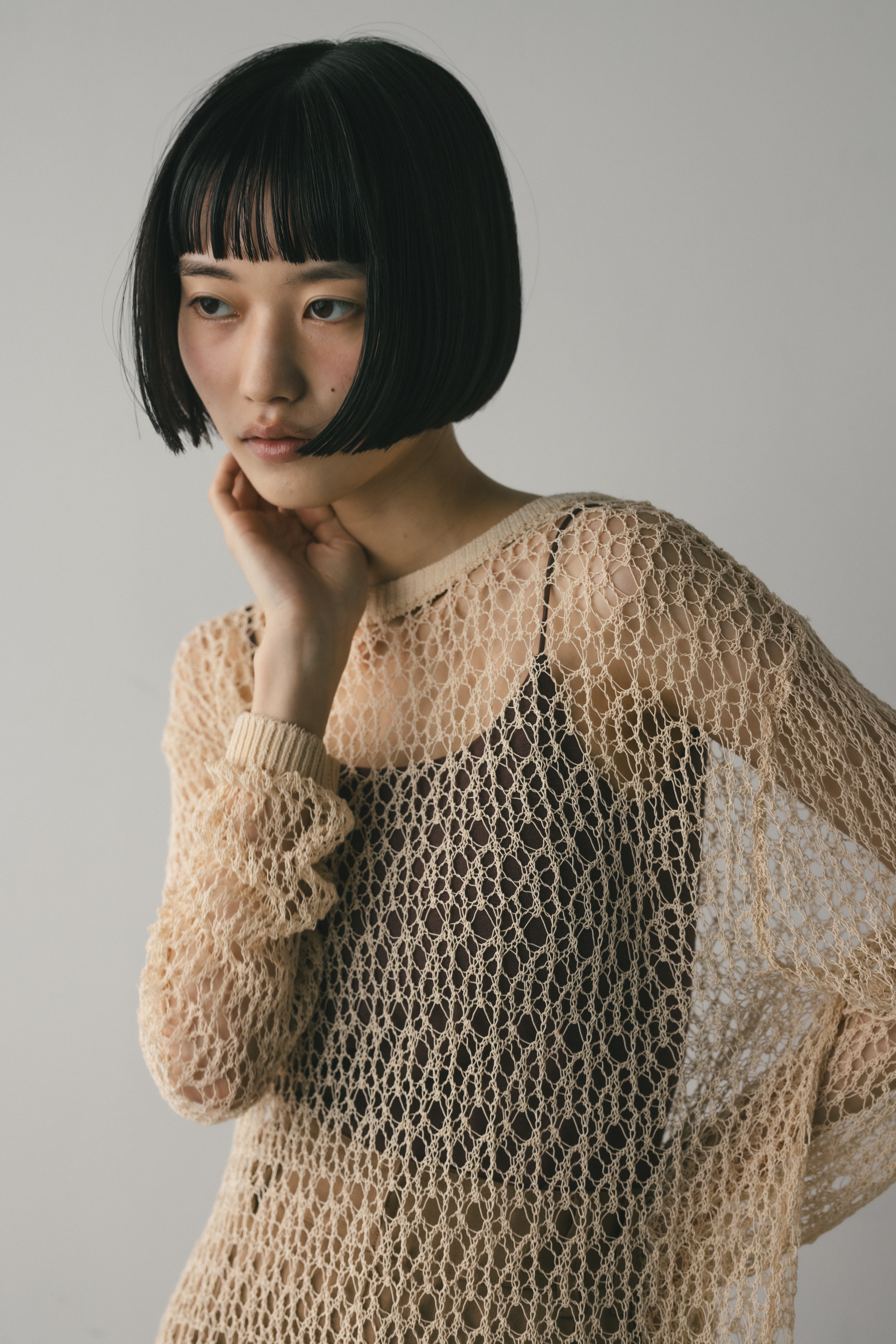 STYLEMIXER | レースクロシェニット (ニット ) |SHEL'TTER WEBSTORE