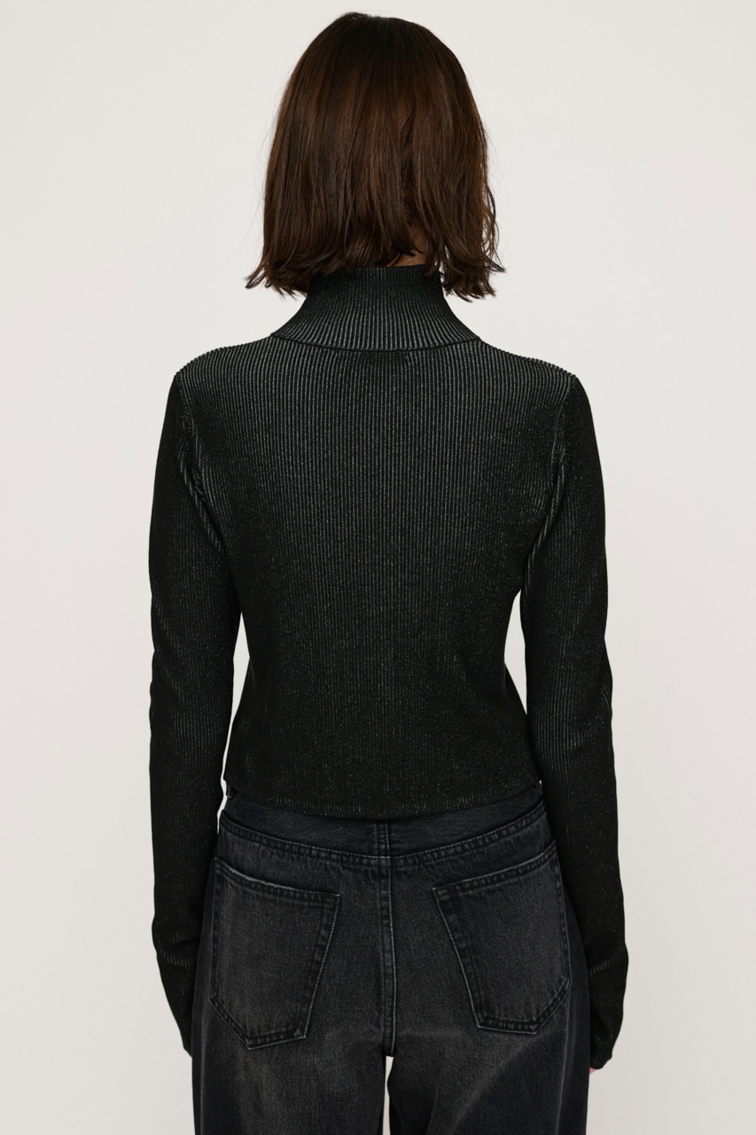 SLY | FRONT ZIP H／N RIB トップス (ニット ) |SHEL'TTER WEBSTORE